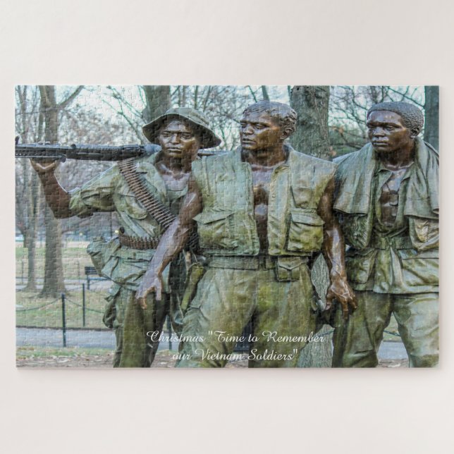 Vietnam Soldiers Memorial Washington Jigsaw Puzzle (Horizontal)