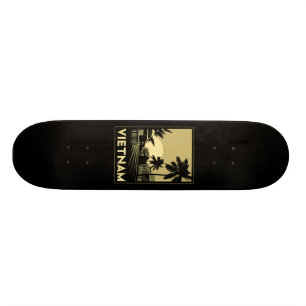 vietnam southeast asia art deco retro travel skateboard