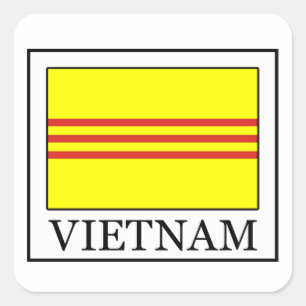 Vietnam Square Sticker