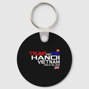 Vietnam Suummit Kim And Trump T Shirt  Key Ring