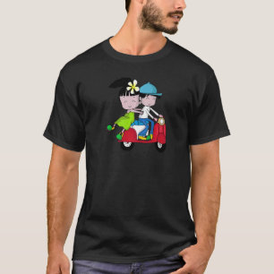 Vietnam Thailand Scooter Moped Pair T-Shirt