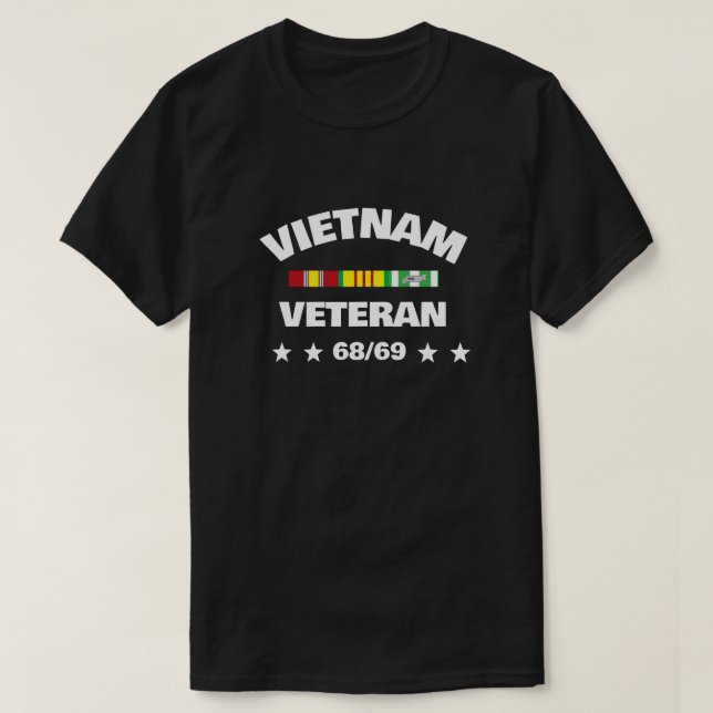 VIETNAM TOUR OF DUTY 68/69 T-Shirt (Design Front)