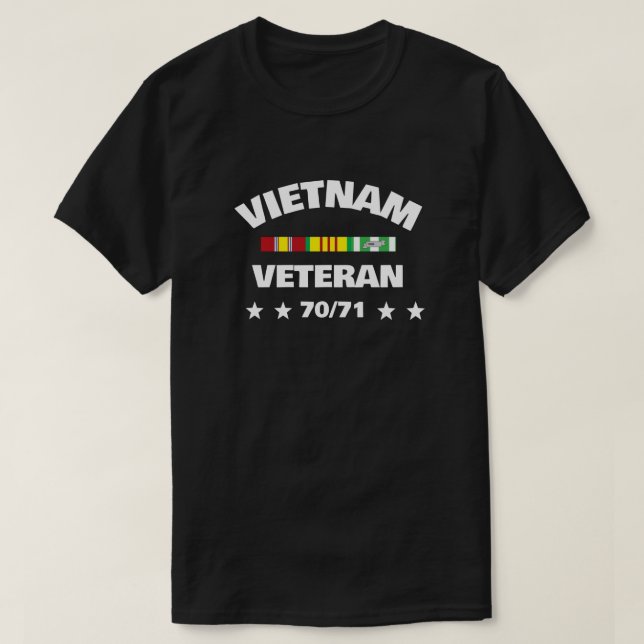 VIETNAM TOUR OF DUTY 70-71 T-Shirt (Design Front)