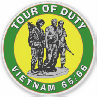 VIETNAM TOUR OF DUTY Sticker