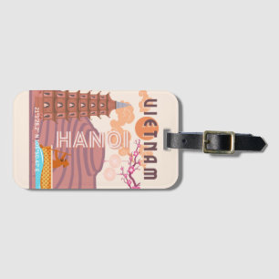 Vietnam Travel Art Luggage Tag
