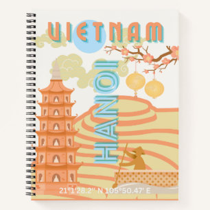 Vietnam Travel Art Notebook