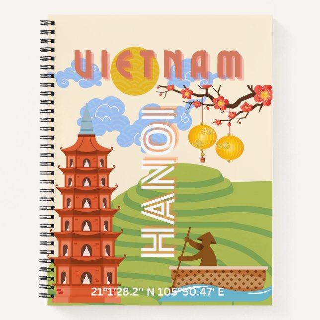 Vietnam Travel Art Notebook (Front)