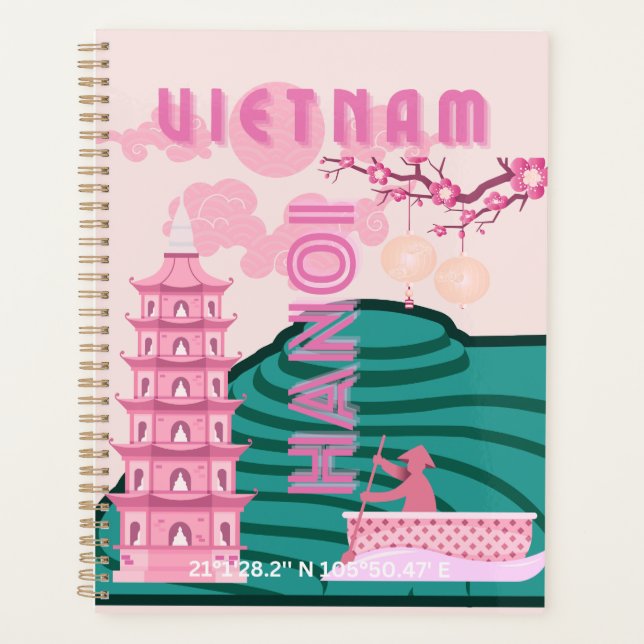 Vietnam Travel Art Planner (Front)