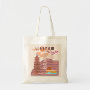 Vietnam Travel Art Tote Bag