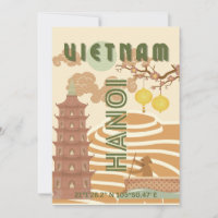 Vietnam Travel Art, Vintage