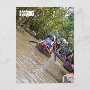 Vietnam Travel Destination Postcard