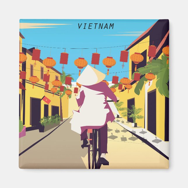 Vietnam travel magnet city magnet (Front)