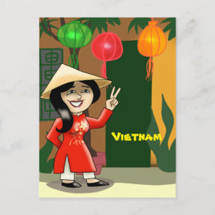 Vietnam Travel Postcard