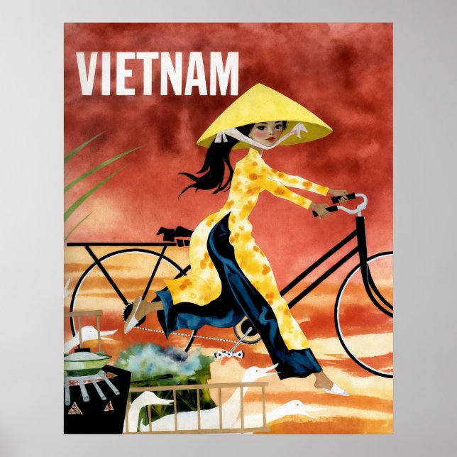 Vietnam travel poster  (Front)