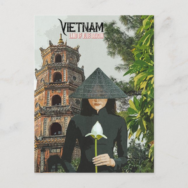 Vietnam Travel Vacation Holiday Postcard (Front)