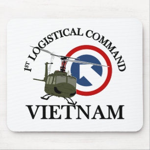 Vietnam Vet - 1st Log Cmd Mouse Mat