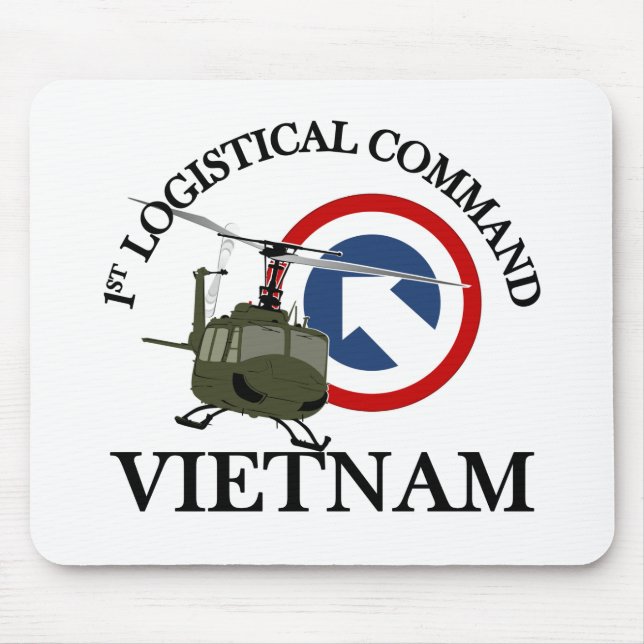 Vietnam Vet - 1st Log Cmd Mouse Mat (Front)