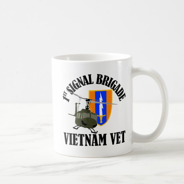 Vietnam Vet - 1st Sig Bde Coffee Mug (Right)
