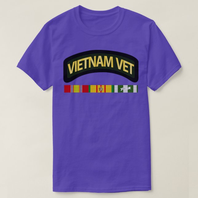 Vietnam Vet Tab w VN SVC T-Shirt (Design Front)