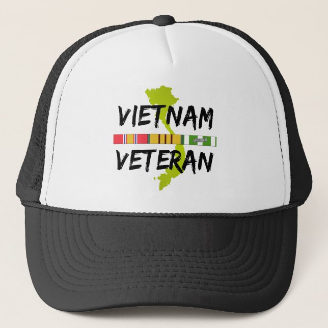 vietnam vet trucker hat (Front)