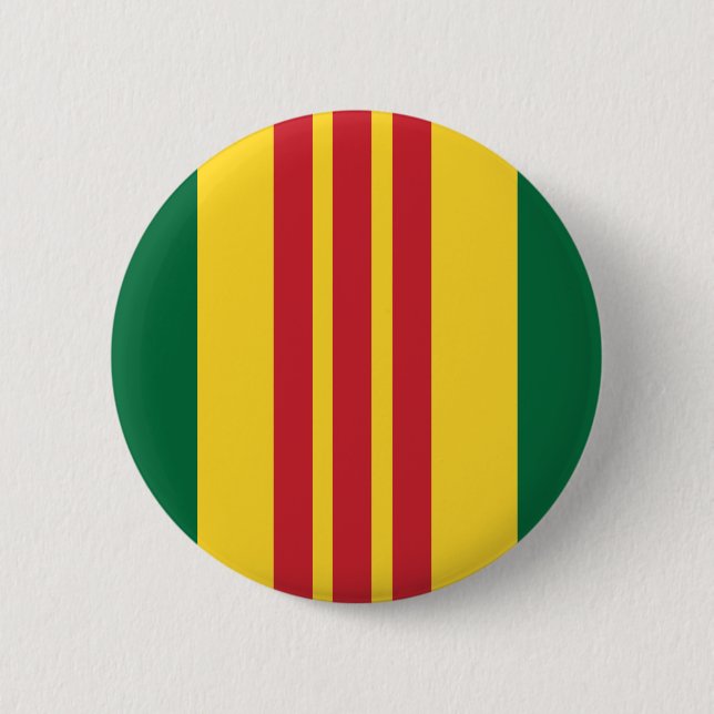 Vietnam Veteran 6 Cm Round Badge (Front)