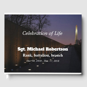 Vietnam Veteran and Washington Memorial Guest Book