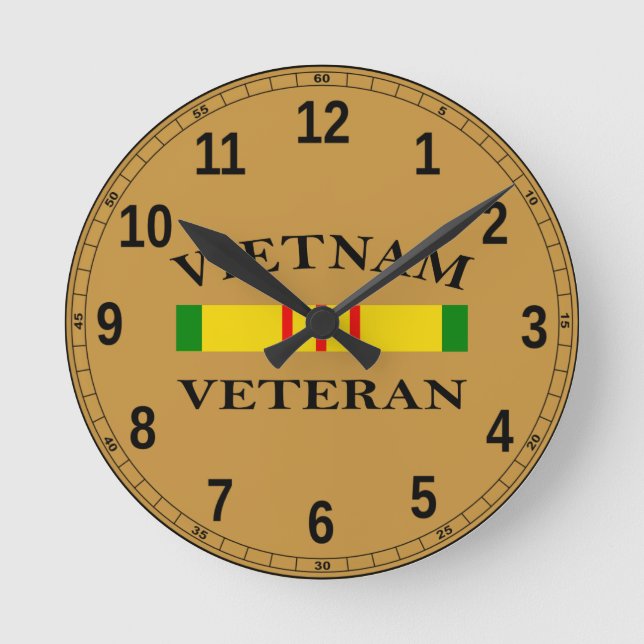 Vietnam Veteran Clock (Front)