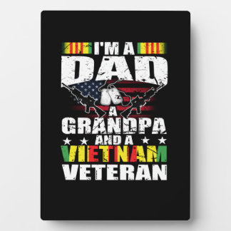 Vietnam Veteran Dad Plaque