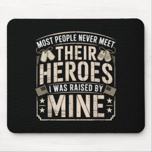 Vietnam Veteran Daughter Raised Eagle Badge Most Mouse Mat