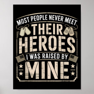 Vietnam Veteran Daughter Raised Eagle Badge Most Poster