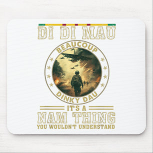 Vietnam Veteran Di Di Mau, Vietnam War Memory, Mem Mouse Mat