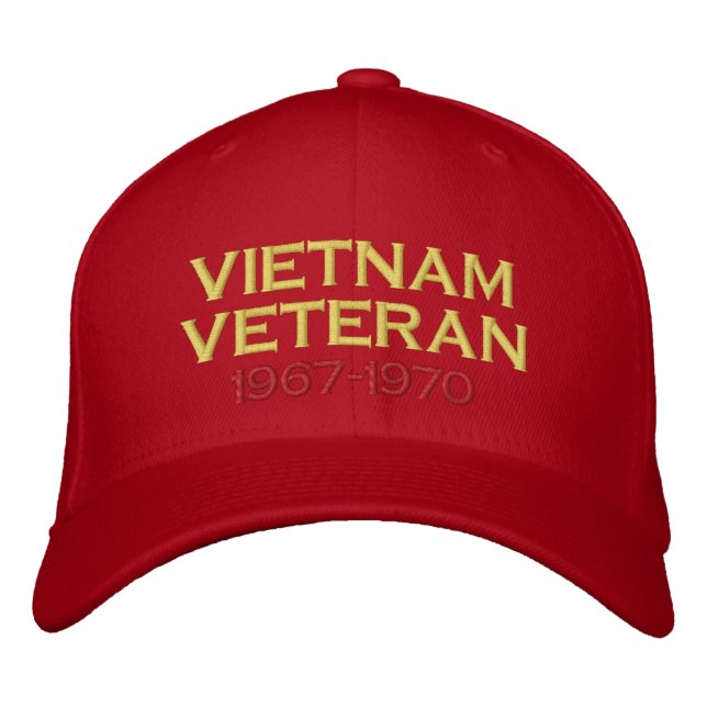 Vietnam Veteran Embroidered Hat (Front)