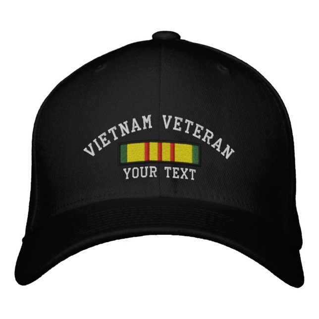 Vietnam Veteran Embroidered Hat (Front)