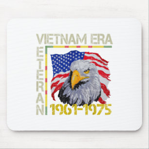Vietnam Veteran Era 1961 1975 Memorial Flag Americ Mouse Mat