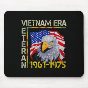 Vietnam Veteran Era 1961 1975 Memorial Flag Mouse Mat