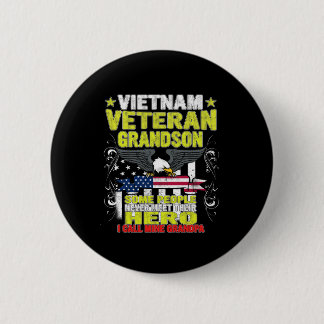 vietnam veteran grandson 6 cm round badge