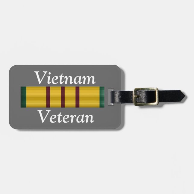 Vietnam Veteran - luggage tag (Front Horizontal)