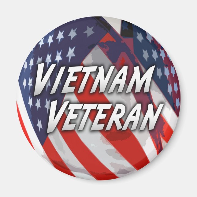 Vietnam Veteran Magnet (Front)