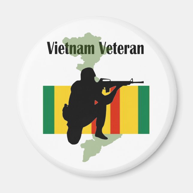 Vietnam Veteran Magnet (Front)