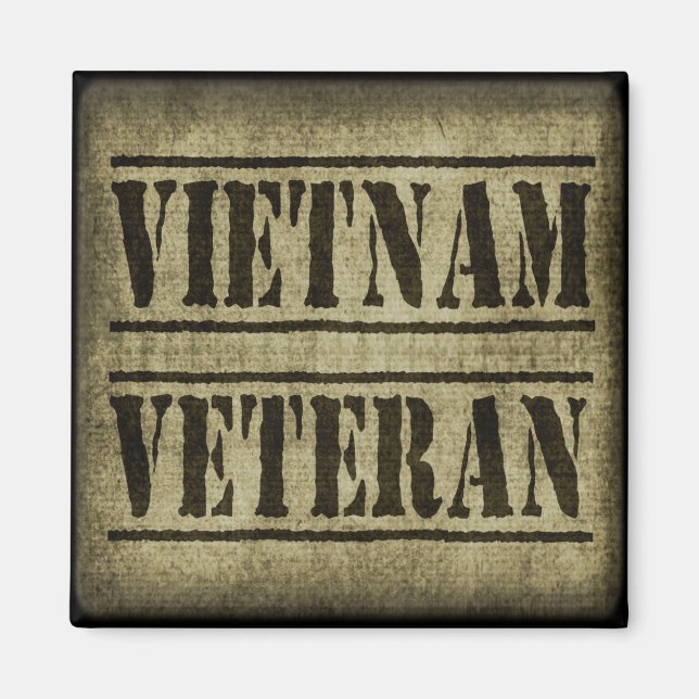 Vietnam Veteran Military Magnet (Front)