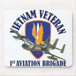 Vietnam Veteran Mohawk Mouse Mat