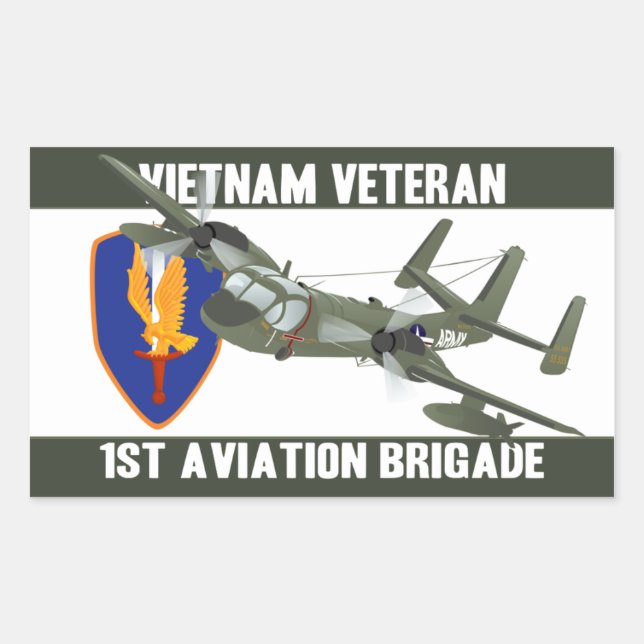 Vietnam Veteran Mohawk Rectangular Sticker (Front)