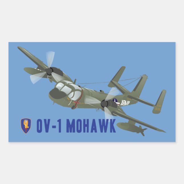 Vietnam Veteran Mohawk Rectangular Sticker (Front)