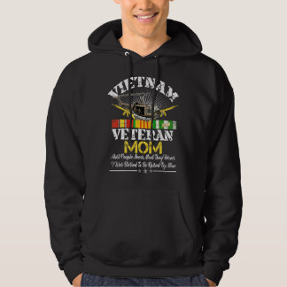 Vietnam Veteran Mum  Raised By My Hero Military Fa Hoodie