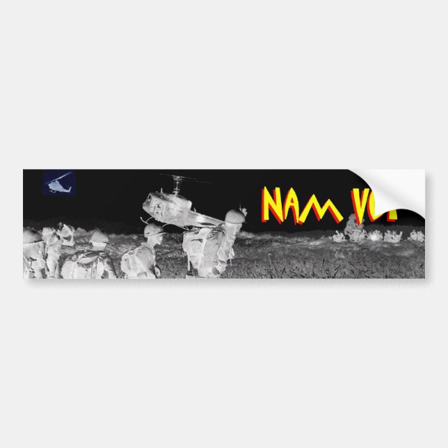 Vietnam Veteran - Nam Vet 2 Bumper Sticker (Front)