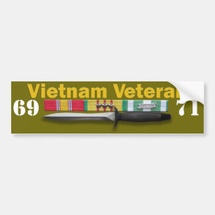 Vietnam Veteran Service - Bumper Sticker