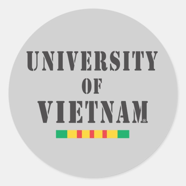 Vietnam veteran stencil sticker (Front)