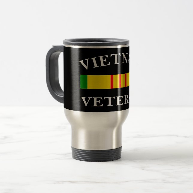 Vietnam Veteran Travel Mug (Front Left)
