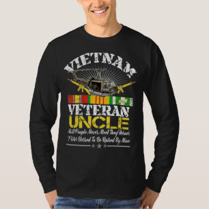 Vietnam Veteran Uncle Raised By My Hero Military T-Shirt