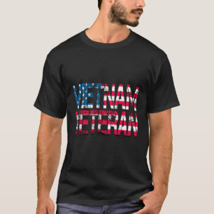 Vietnam Veteran Us Flag Vietnam Vets T-Shirt